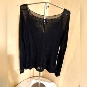 Clifford and Wills Black Lightweight Sweater Top